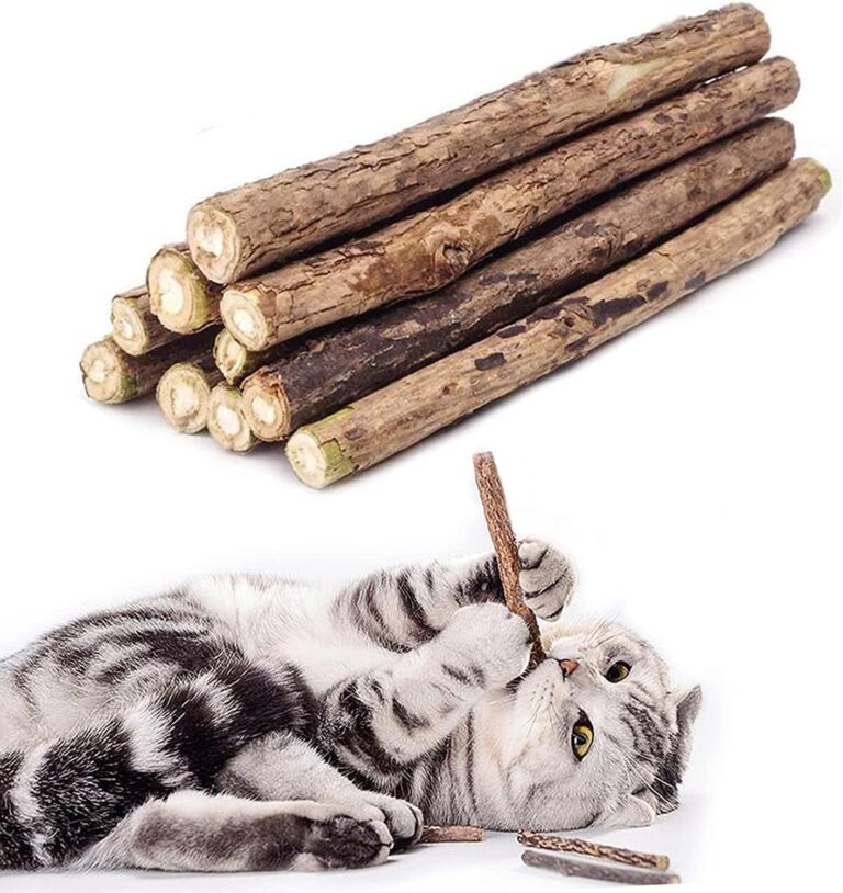 24x7 Emall Catnip Sticks 5 Pcs Kitten Cat Toys Silvervine Sticks Kitty Chew Toys Wooden Stick Teething Toys Molar Suitable For Cats Of All Ages 5 Sticks 5 Inch.jpg